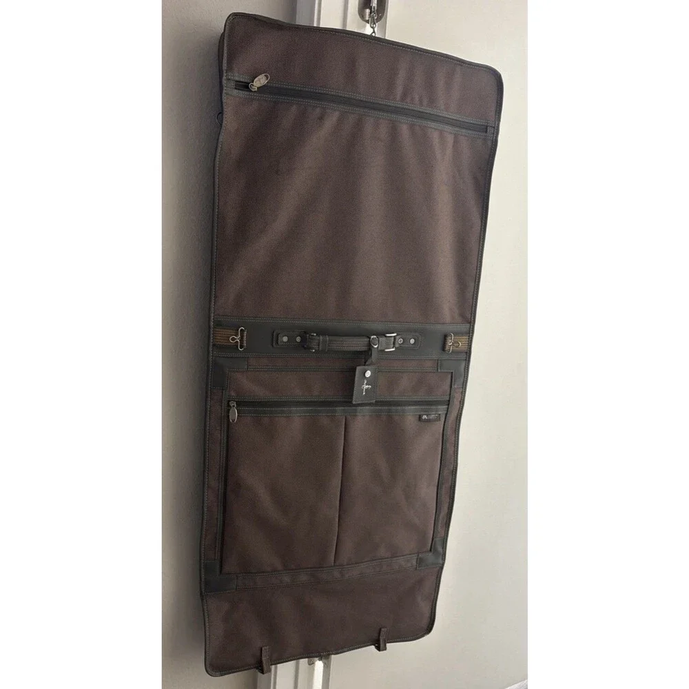 Atlantic Grey Folding Garment Suit Dress Expandable Travel Bag. Place A Bid